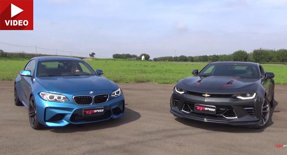  BMW M2 Takes On 2017 Camaro SS In A Straight Line