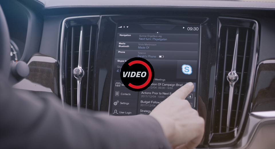  Volvo Becomes The First Automaker To Put Skype In Cars [Updated]