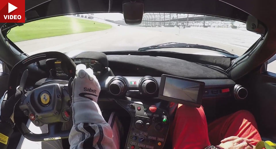  Ferrari FXX K Doing 200+ MPH At Daytona Is As Impressive As It Sounds