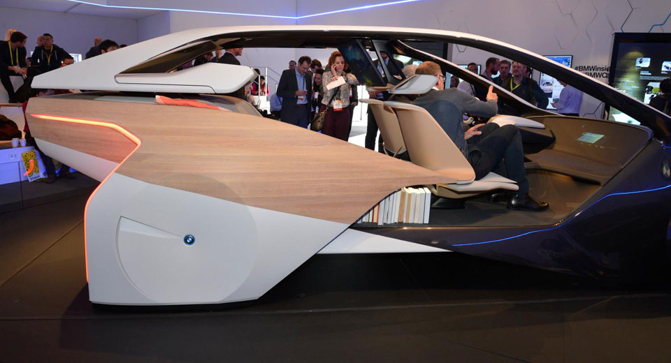 Ces 2017 Bmw S I Inside Concept Puts A Futuristic Spin On Car Interiors Carscoops