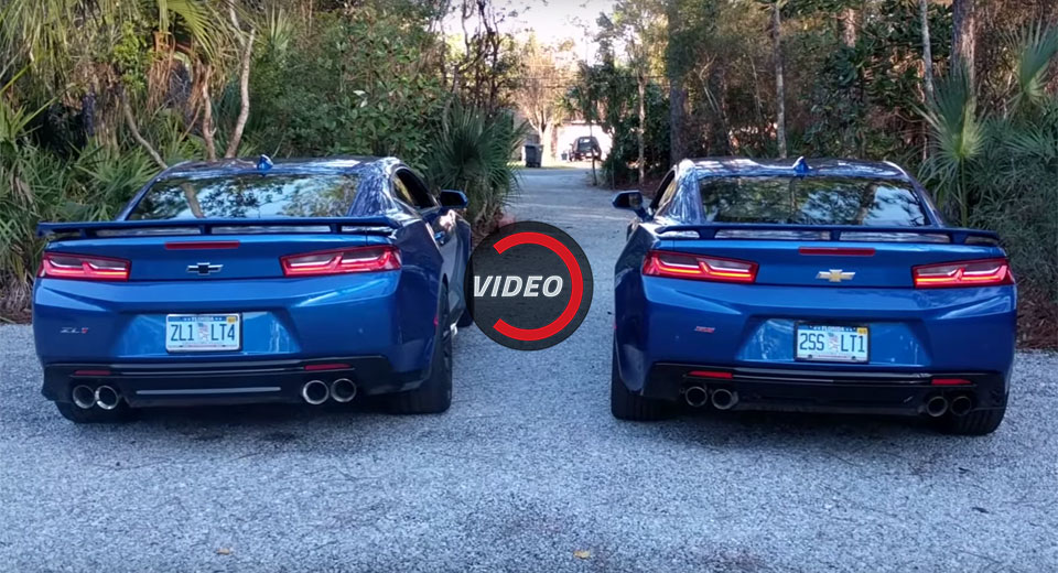Chevy Camaro ZL1 And SS Face Off In Rev Battle | Carscoops