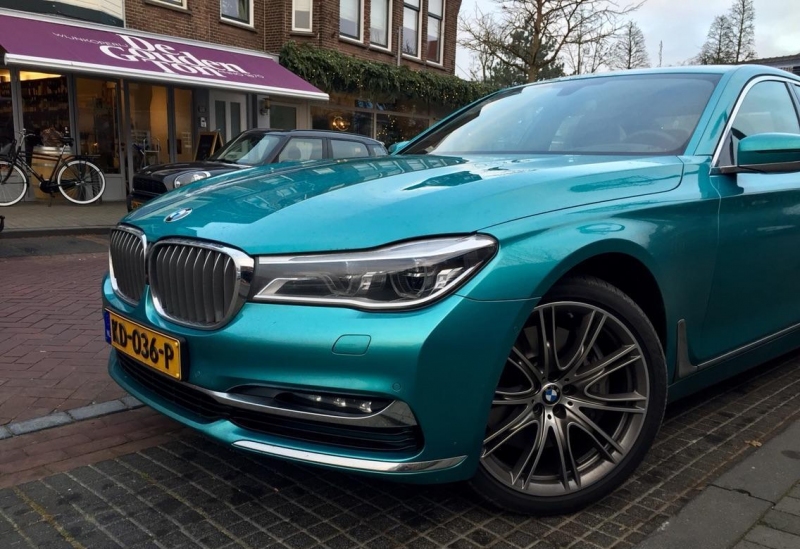 BMW 7-Series The Individual Treatment Turquoise Paint | Carscoops