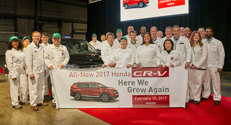  Honda Starts Producing The New CR-V In Indiana