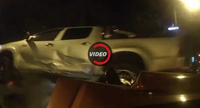 Toyota Hilux Gets T-Boned And Flips Over After Running Red Light ...