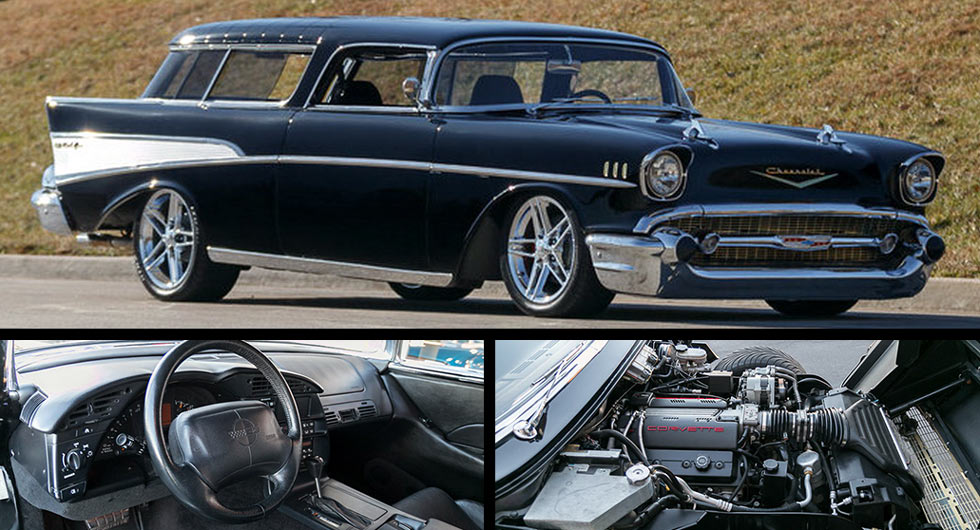  This Restomod Is A Corvette Disguised As A 1957 Chevrolet Nomad