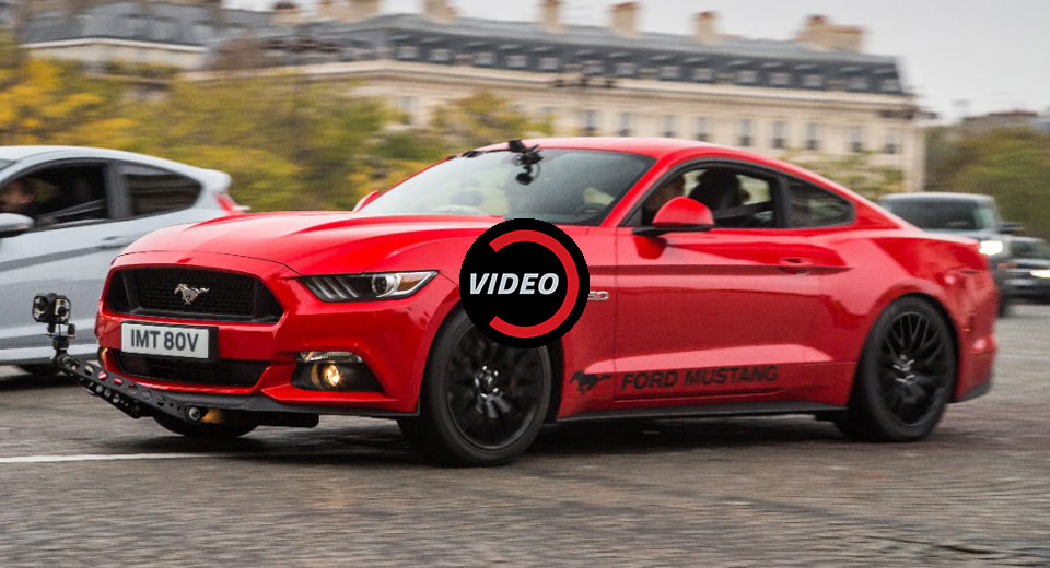  Ford Mustang Recreates Iconic Rendezvous With 360-Degree Romp Through Paris