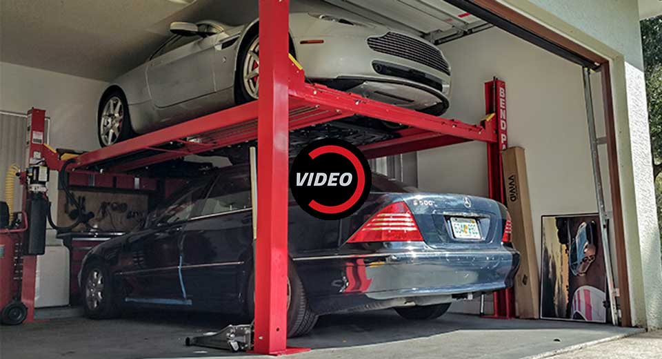  This Guy Installed A $5,000 Four-Post Lift To Make Room In His Garage