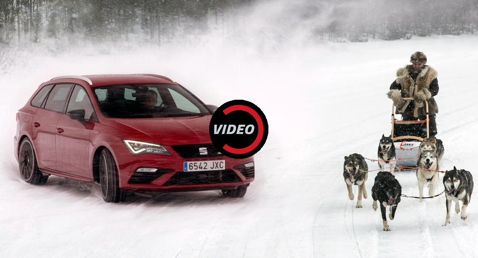  What’s Faster: 300 Horsepower Or A Team Of Huskies?