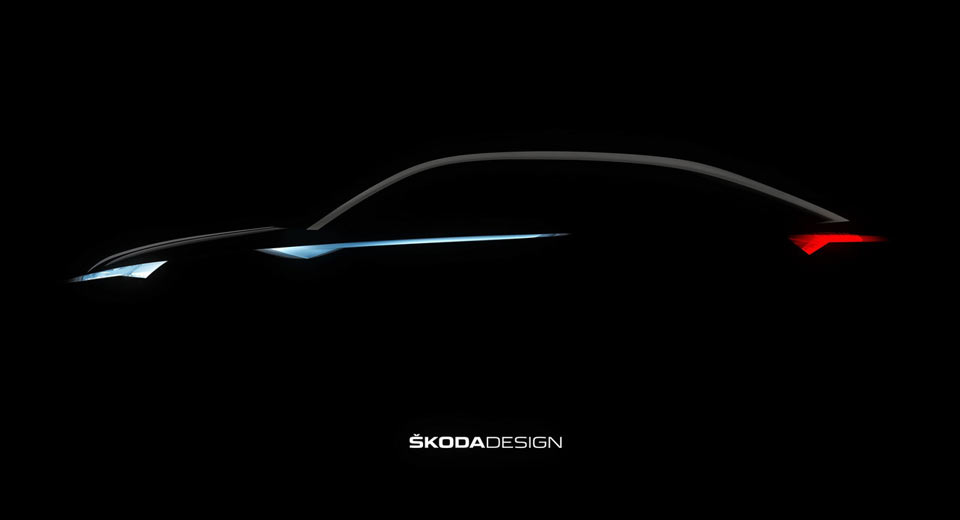  Skoda Teases Vision E Concept For Shanghai Debut