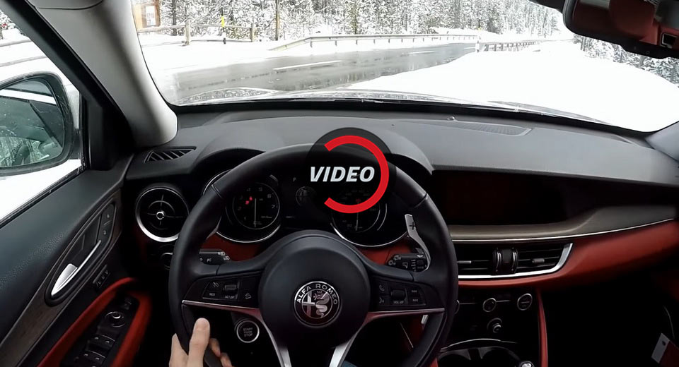  New Alfa Romeo Stelvio SUV Driven POV-Style On The Italian Alps