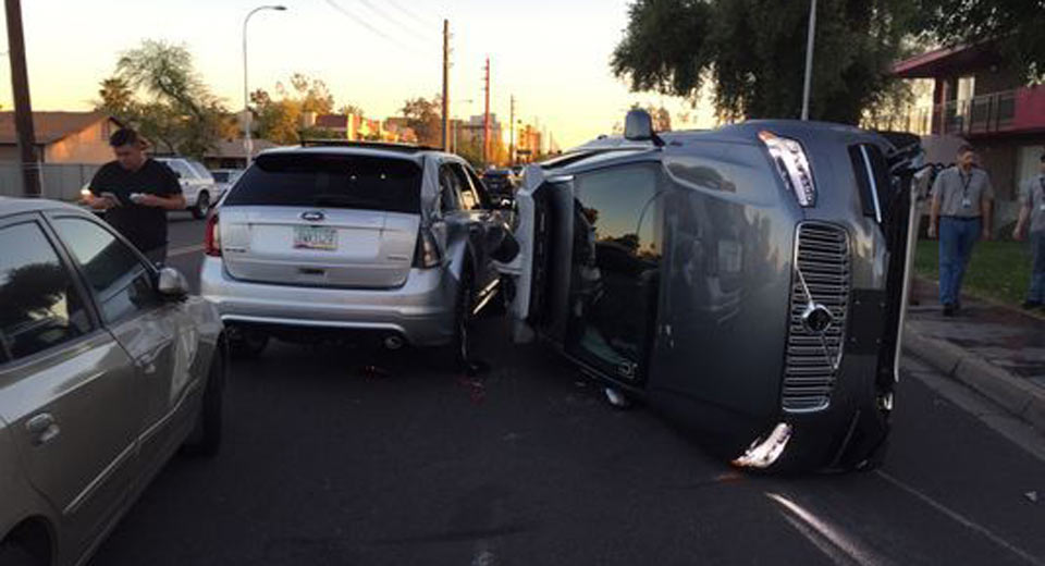  Uber Suspends Self-Driving Tests In Arizona After Crash