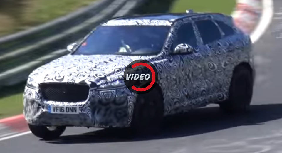  Jaguar F-Pace SVR Makes Some Noise On The ‘Ring