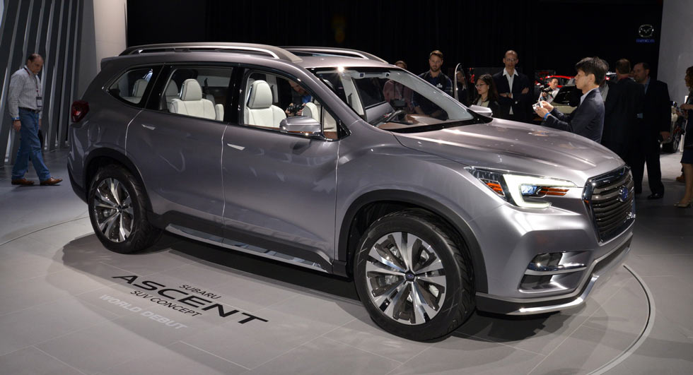  Subaru Ascent Concept Lands In NY To Preview 3-Row Production SUV