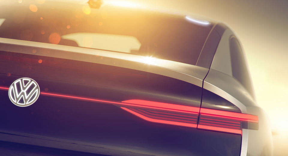  Volkswagen Teases New Shanghai-Bound ID Crossover Coupe Concept