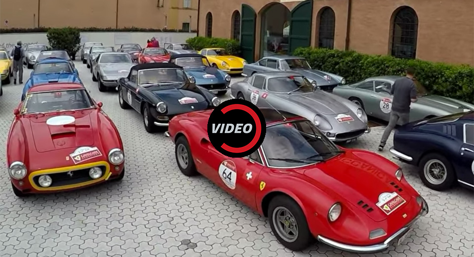  Witness The Spectacle Of €300 Million In Classic Ferraris Gathered In Maranello