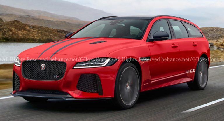 New Jaguar XF Sportbrake Puts On SVR Performance Attire | Carscoops