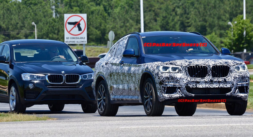  2018 BMW X4 M40i Spied Next To Its Predecessor