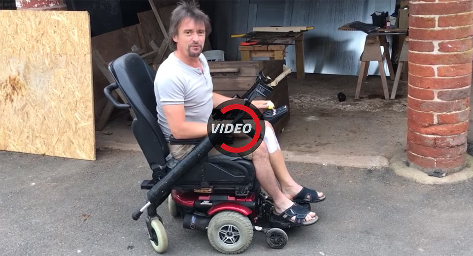 Richard Hammond's Mobility Scooter Twin Crutch Conversion | Carscoops