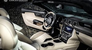 Carlex Adds Whole Lotta Leather And Carbon To Mustang GT Interior ...