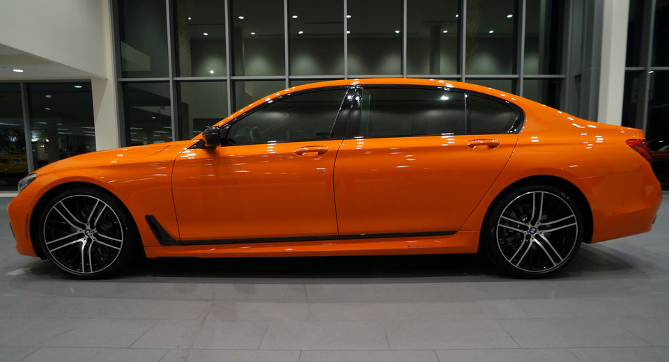  Fire Orange High-Spec BMW 750i Looking To Fetch $135,000