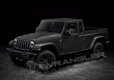 2019 Jeep Wrangler Pickup Looks Scrambler-rific In Latest Renderings ...