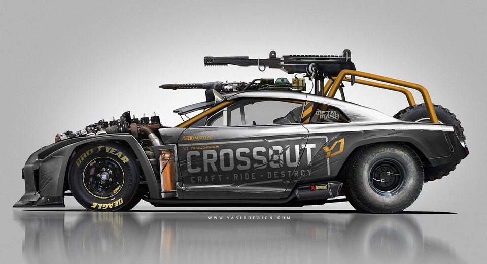  Nissan GT-R Is Straight Outta Apocalyptic Future