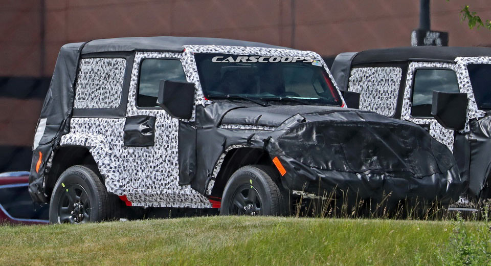  Quartet Of 2018 Jeep Wrangler JL 3- And 5-Door Prototypes Spied