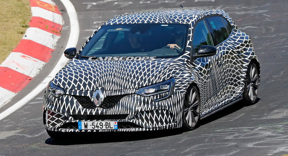  Renault Already Started Lapping New Megane RS At The Nurbugring