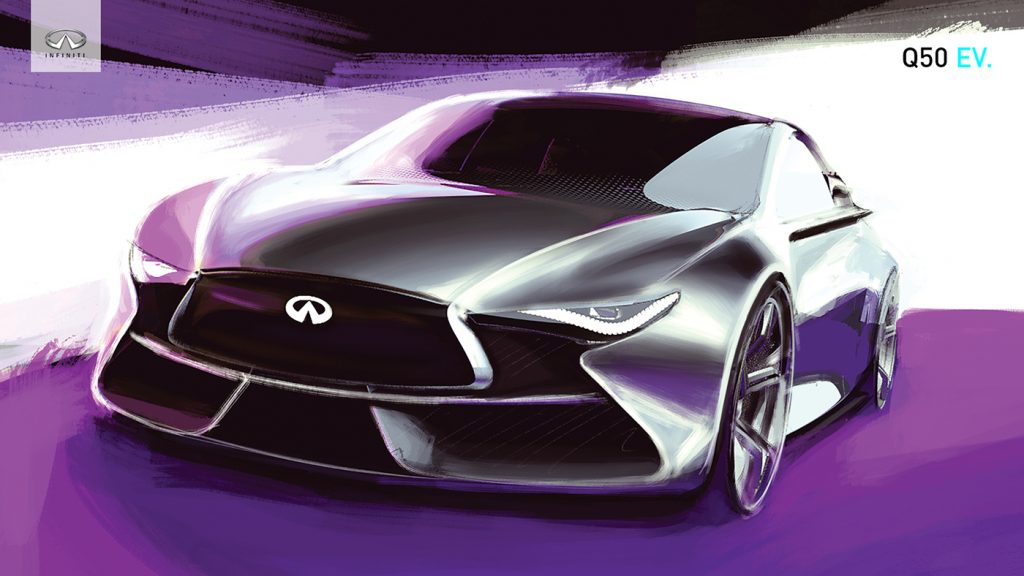 Infiniti Q50 EV Is A Concept For The Year 2025 Carscoops