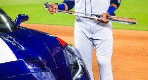 Chevrolet Presents Corvette Grand Sport to All-Star Game MVP Robinson Canó  – National Corvette Museum