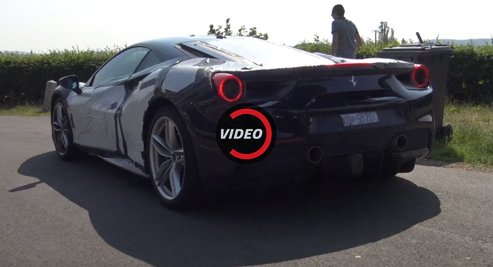  Is That A KERS-Equipped 488 Ferrari Is Testing At Nurburgring?