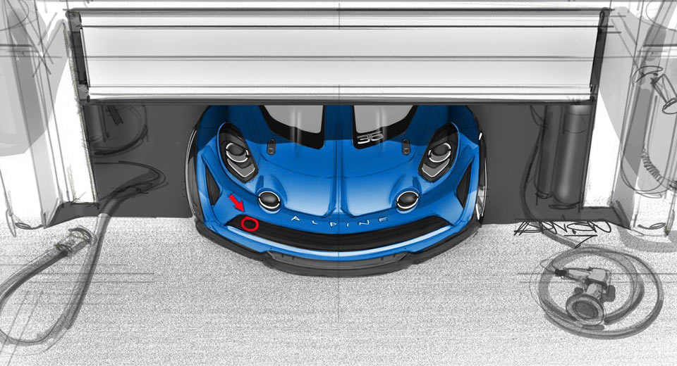  Alpine Teases A110 Cup Racer