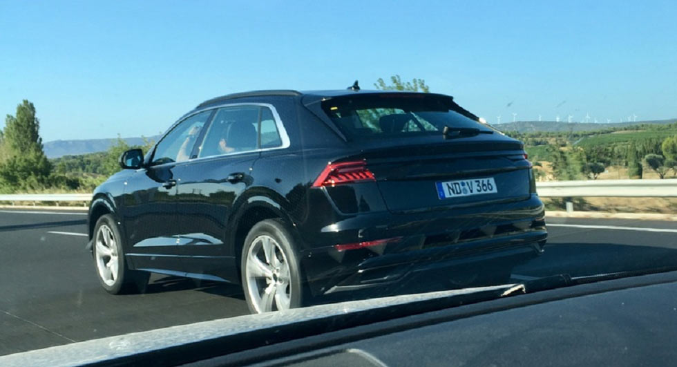  Audi Q8 Spied Virtually Undisguised Ahead Of Its Debut Next Year