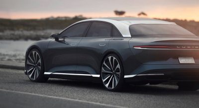 Two-Tone Lucid Air Takes A Bow In Monterey | Carscoops