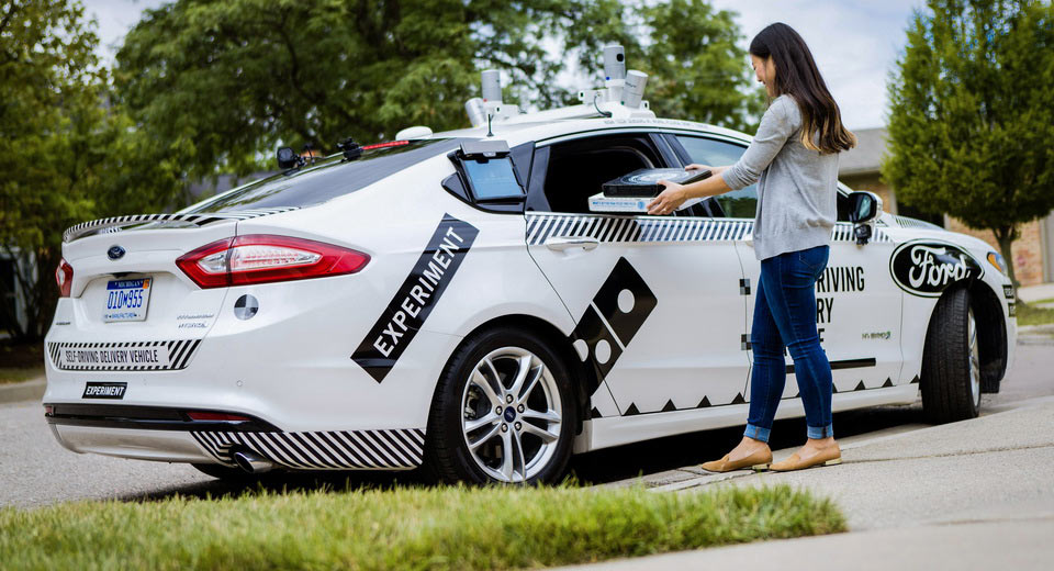  Ford And Domino’s Working On Autonomous Tech For Pizza Delivery