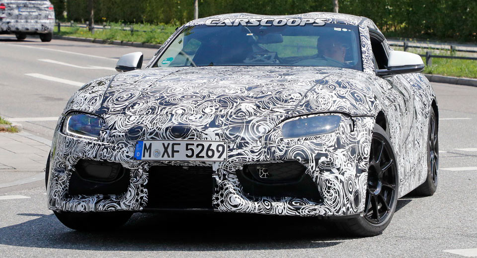  Scoop: Toyota Supra Spotted With Production LED Headlights