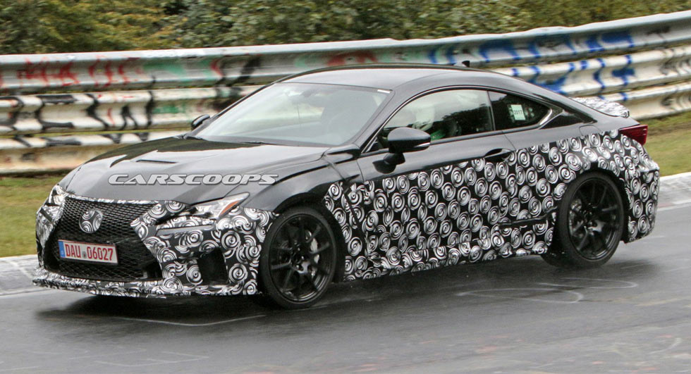  Mysterious Lexus RC F Spied, Is It A New Performance Variant?