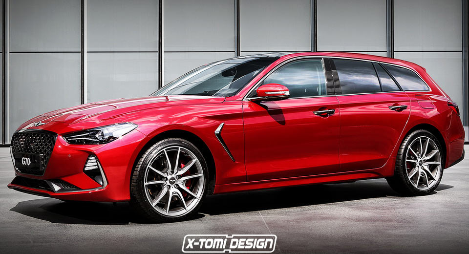  New Genesis G70 Looks Appropriately Sporty As An Estate