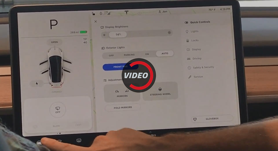  You’ll Have To Use The Touchscreen To Adjust Tesla Model 3’s Wipers