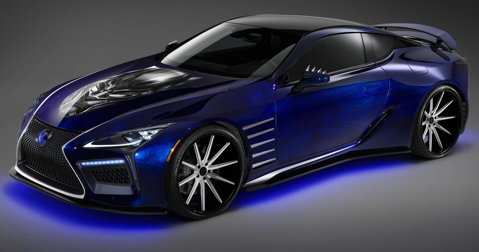  Lexus And Marvel Create Black Panther-Inspired LC Concepts