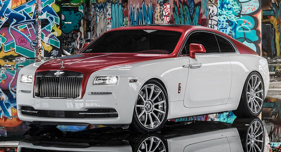 Rolls-Royce Wraith Dips In Candy Red With Forgiato Alloys | Carscoops