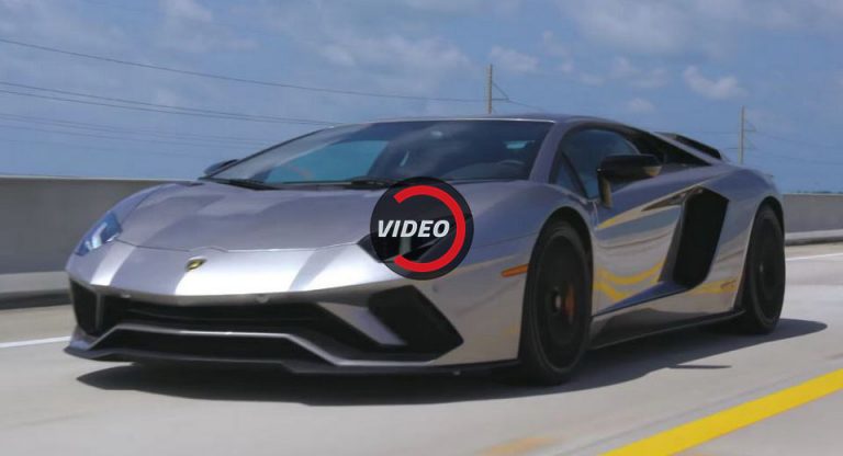 How’s A Lambo Aventador S On The Straight Roads Of South Florida ...