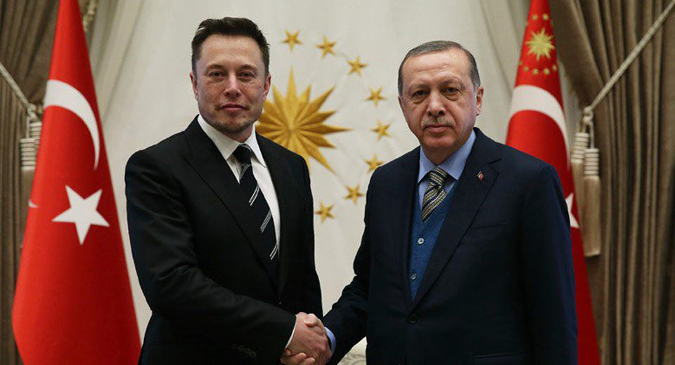  Elon Musk Meets With Turkish President Recep Tayyip Erdogan