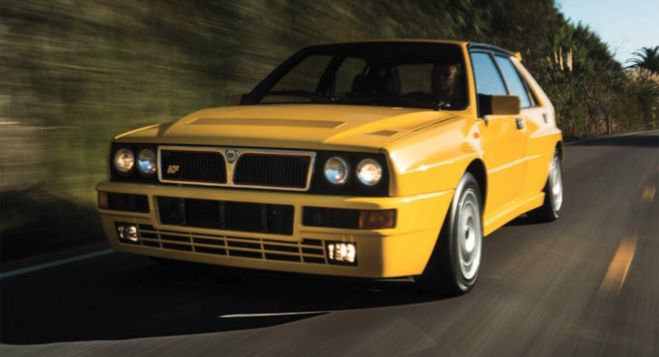  Yellow Lancia Delta HF Intergrale Evoluzione To Be Sold Without Reserve