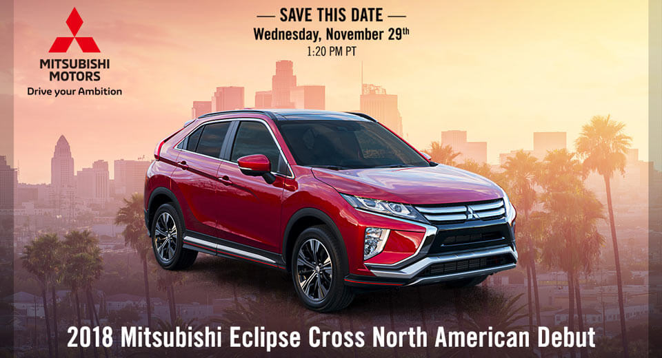  New Mitsubishi Eclipse Cross Coming To U.S. Through The LA Show