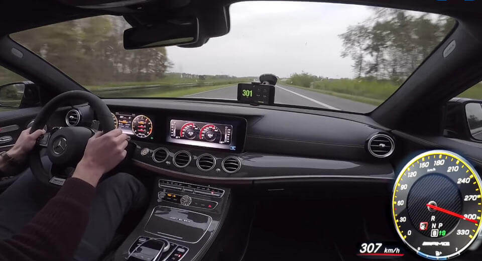  Watch The Mercedes-AMG E63 S Hit 307Km/h On The Autobahn