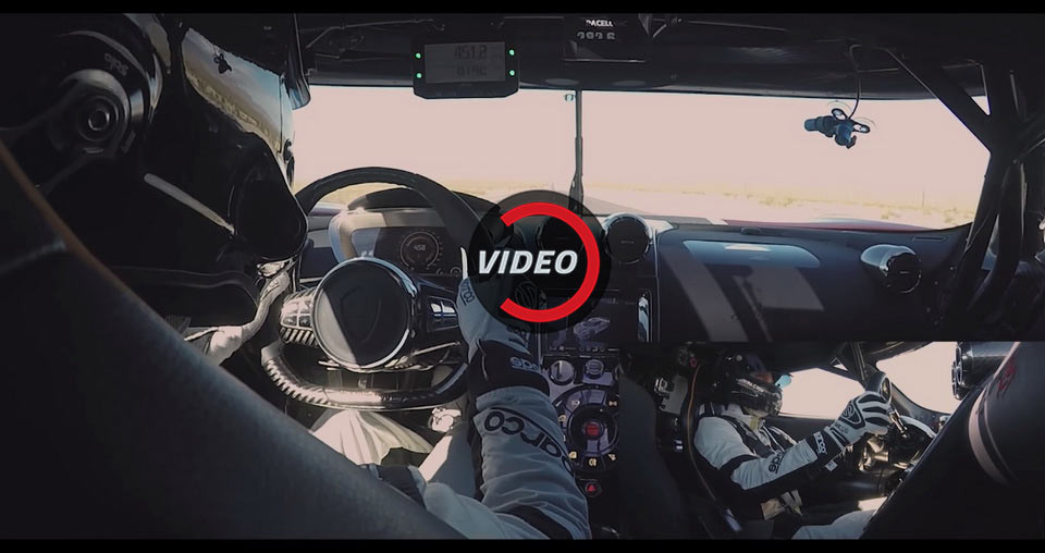  Watch The Record-Breaking Koenigsegg Agera RS Hit 284MPH From The Inside