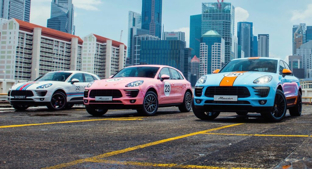  Porsche Dressed 5 Macans In Classic Racing Liveries, And They Look Awesome