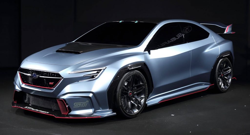  Subaru Viziv STI Performance Concept Loosely Hints At Next WRX