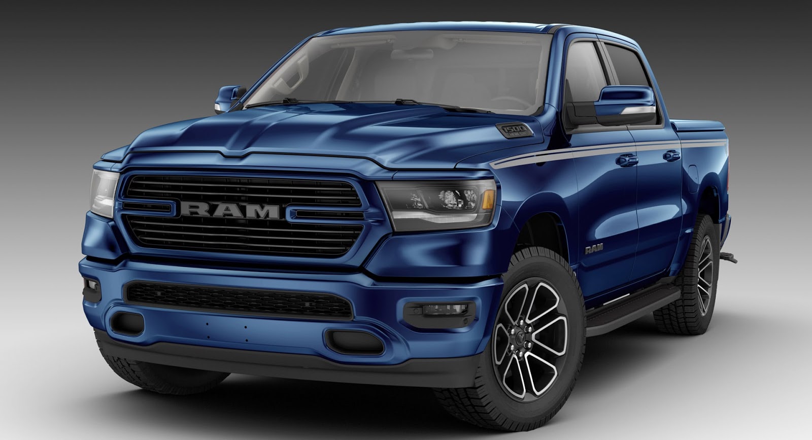 2019 Ram 1500 Looks Boss All Mopard Out In Patriot Blue Carscoops